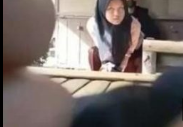 Bocil Pramuka Jilbab Hitam Henjut Direkam Teman SMP